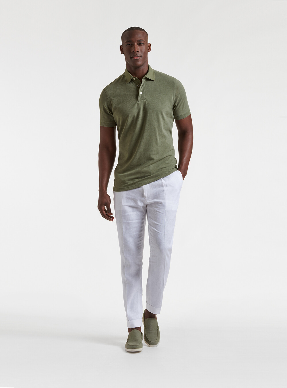Piqué-Poloshirt mit Hemdkragen | GutteridgeEU |  catalog-gutteridge-storefront Uomo