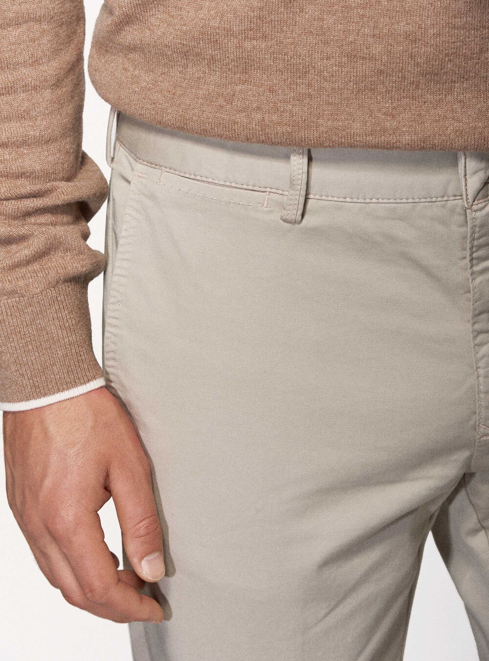 Pantaloni chino in twill di cotone stretch | Gutteridge | Pantaloni Uomo
