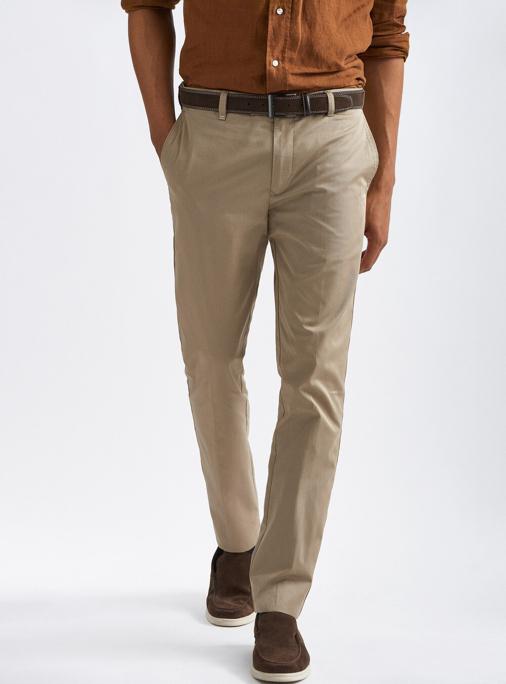 Pantaloni chino in twill di cotone leggero | Gutteridge | Pantaloni Uomo