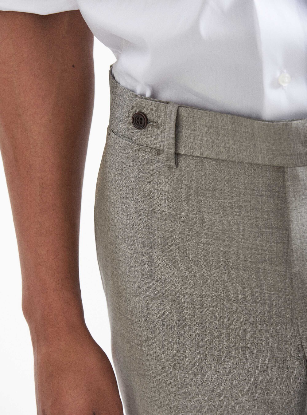 Pantaloni per abito in pura lana tessuti Vitale Barberis Canonico