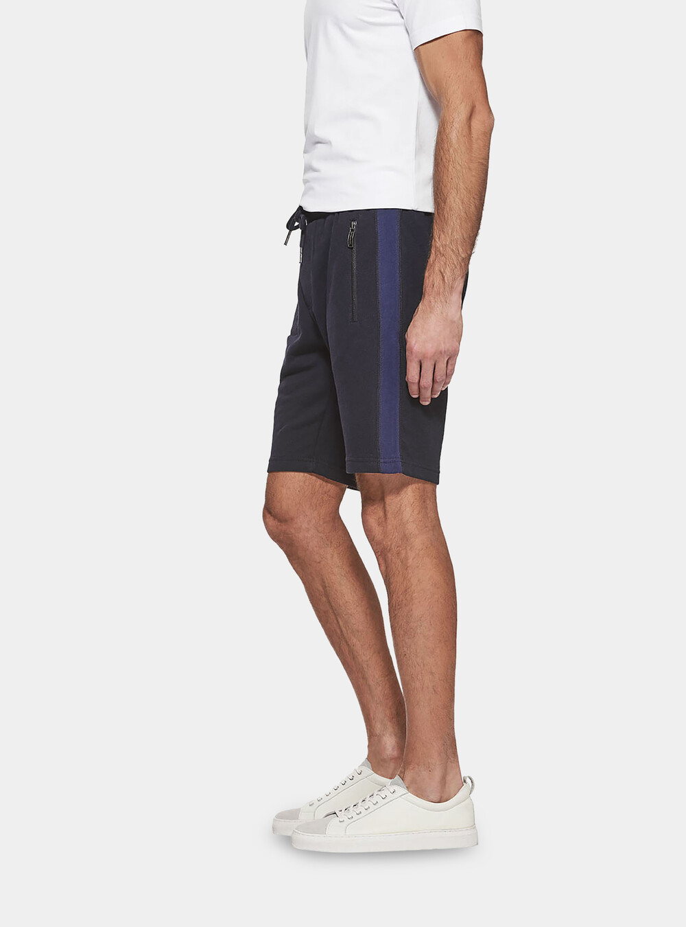 Sweatshirt Bermuda shorts with waterpoof zipper | GutteridgeEU - 92599002