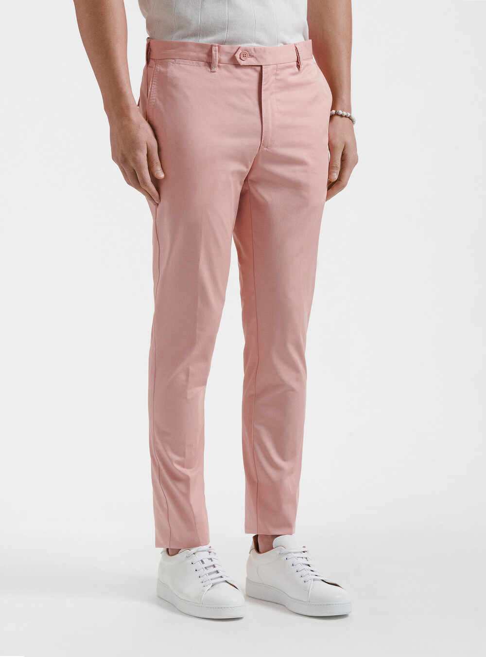 Pantaloni slim fit in twill leggero | Gutteridge |  catalog-gutteridge-storefront Uomo