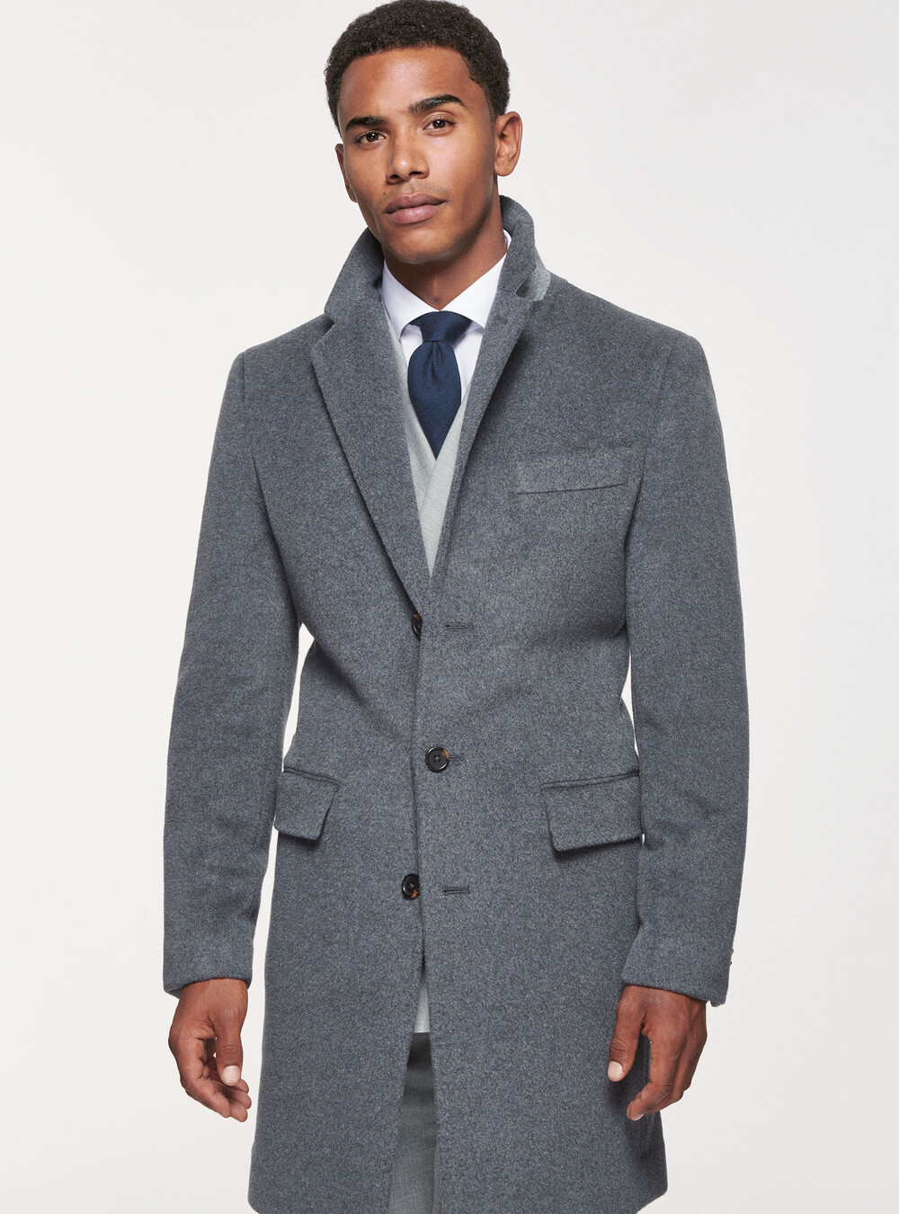 Cappotto monopetto in lana e cashmere | Gutteridge | New In Uomo
