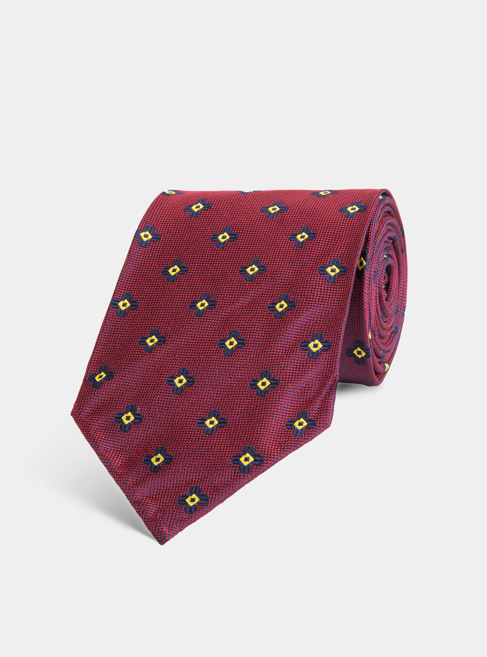 Cravatta in seta con motivo jacquard | Gutteridge |  catalog-gutteridge-storefront Uomo