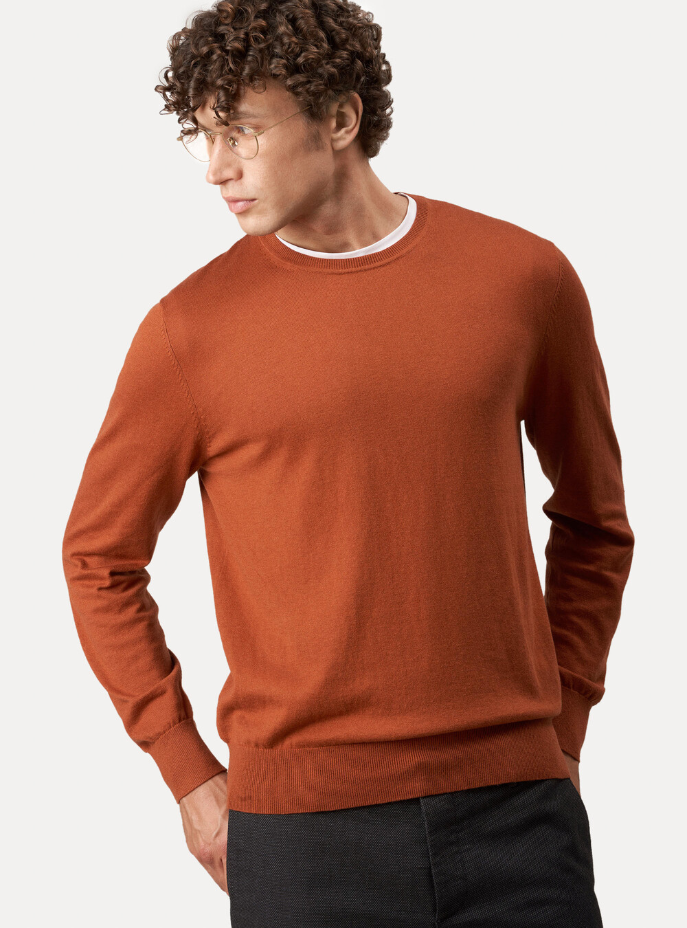 Cashmere Crew Neck Long Sleeve Sweater | forum.iktva.sa