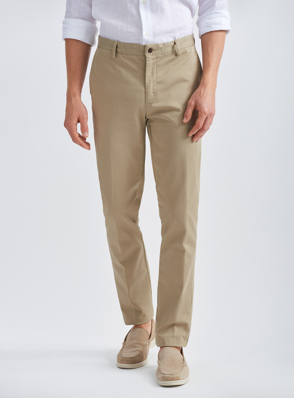 Cotton twill chino trousers | GutteridgeEU | Trousers Uomo