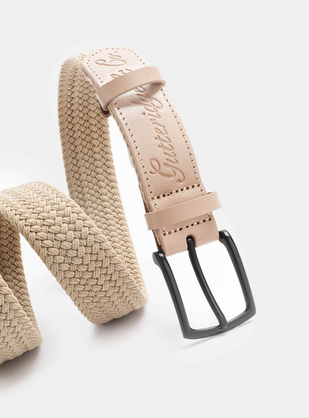 Solid-coloured elastic belt | GutteridgeUS | Belts Uomo
