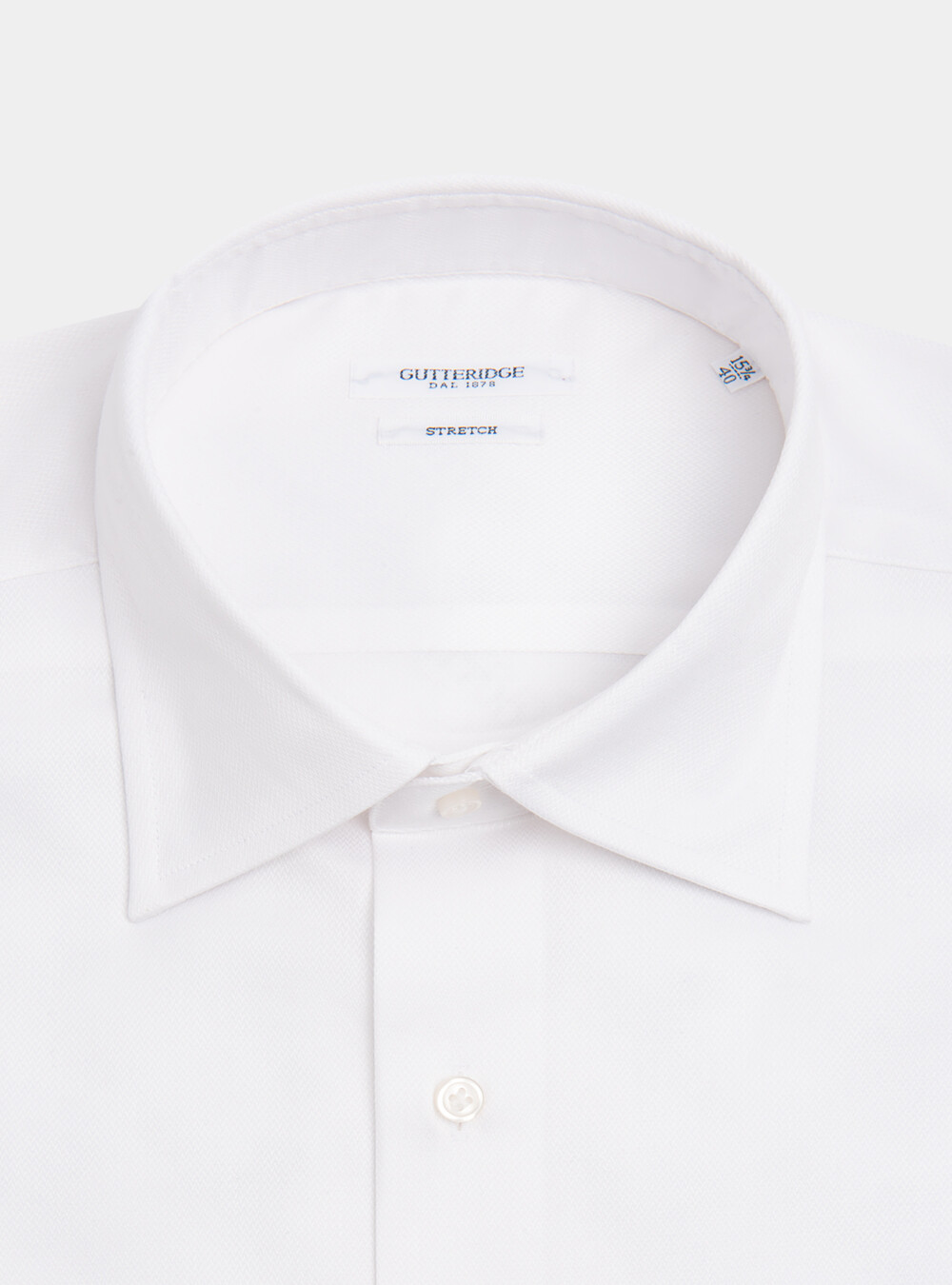 Camicia collo italiano in cotone stretch | Gutteridge | Camicie Uomo