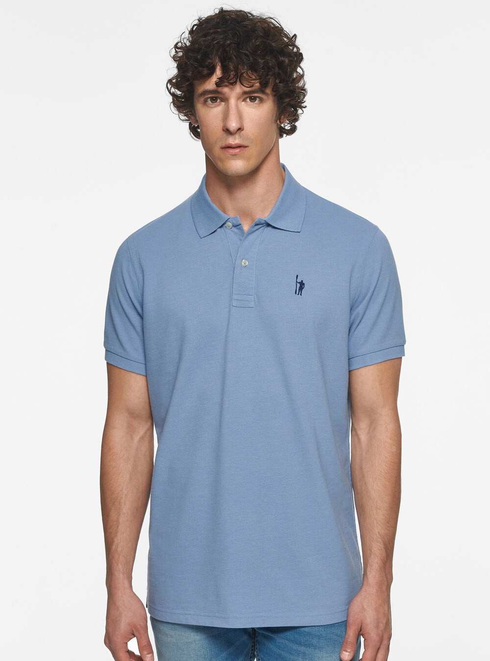 Piqué polo shirt with embroidery | GutteridgeUS | Polo Uomo