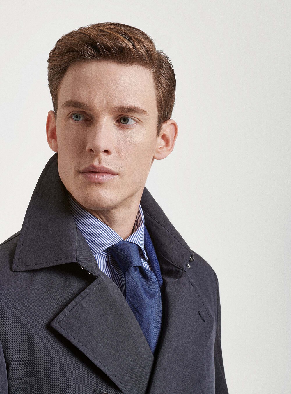 Trench-coat en sergé à double boutonnage | GutteridgeEU |  catalog-gutteridge-storefront Uomo