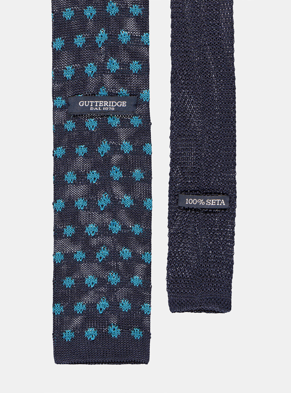 Cravatta in seta a maglia | Gutteridge | Cravatte Uomo
