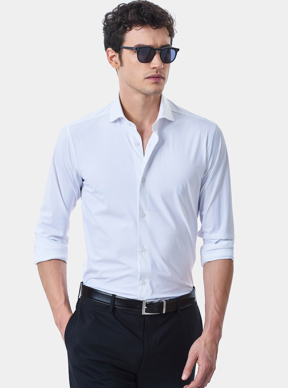 Slim travelwear shirt | GutteridgeEU | Shirts Uomo