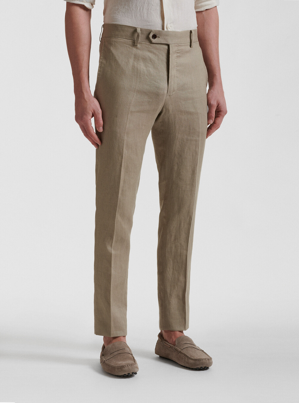Pantaloni per abito in puro lino | Gutteridge |  catalog-gutteridge-storefront Uomo