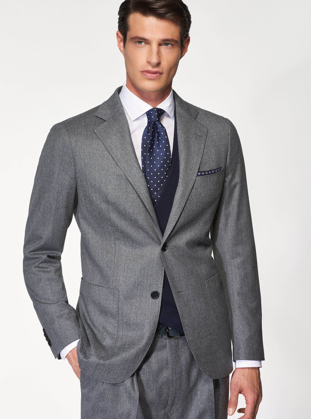 Vitale Barberis Canonico flannel suit blazer | GutteridgeUS |  catalog-gutteridge-storefront Uomo
