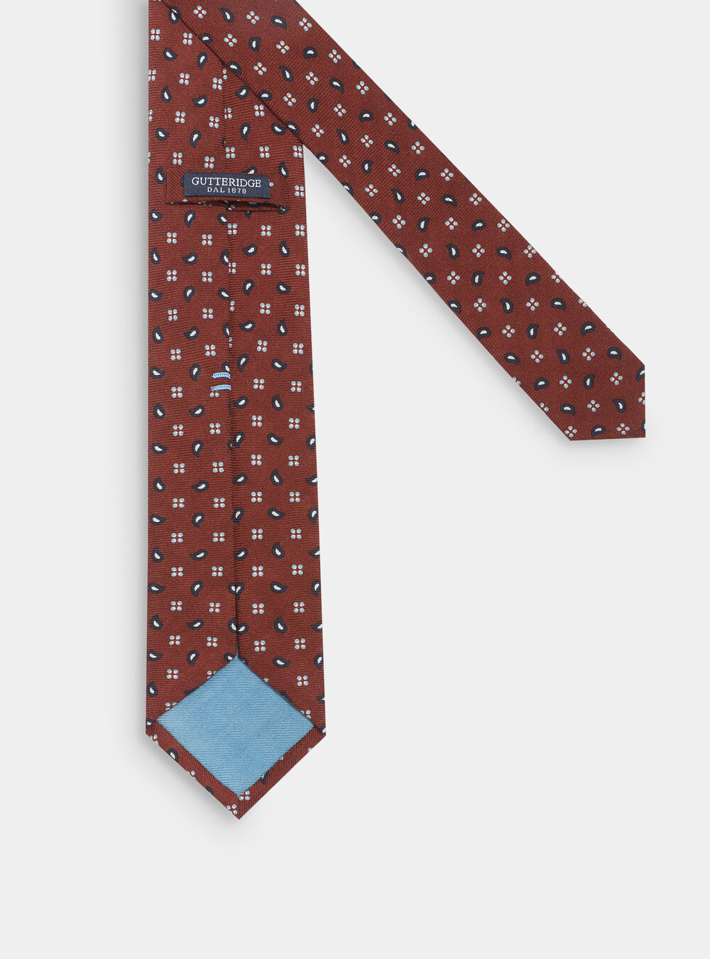 Paisley Print Wool Tie | GutteridgeEU | catalog-gutteridge-storefront Uomo