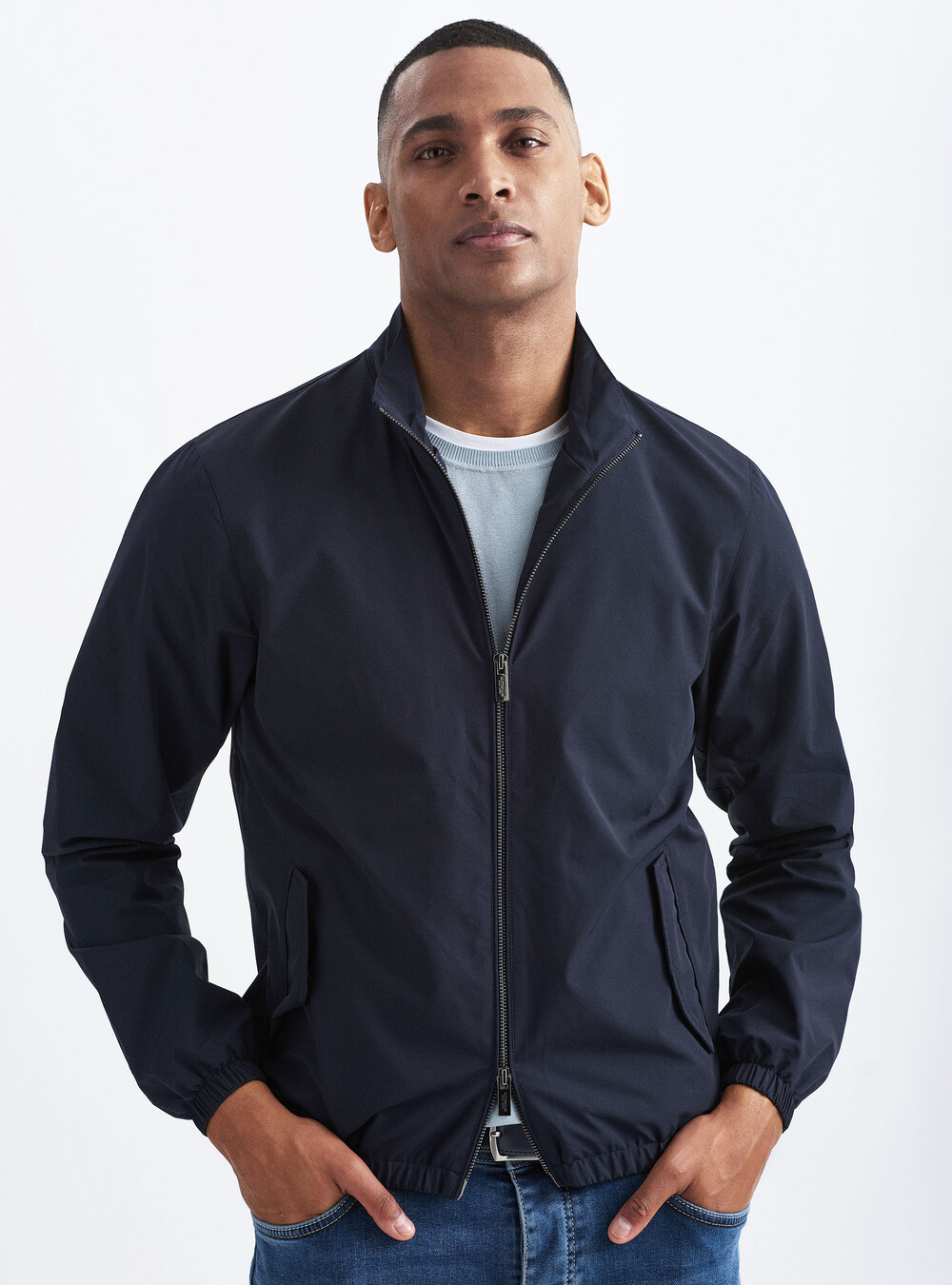 Technical fabric bomber jacket | GutteridgeUS | Jackets and Sleeveless Uomo