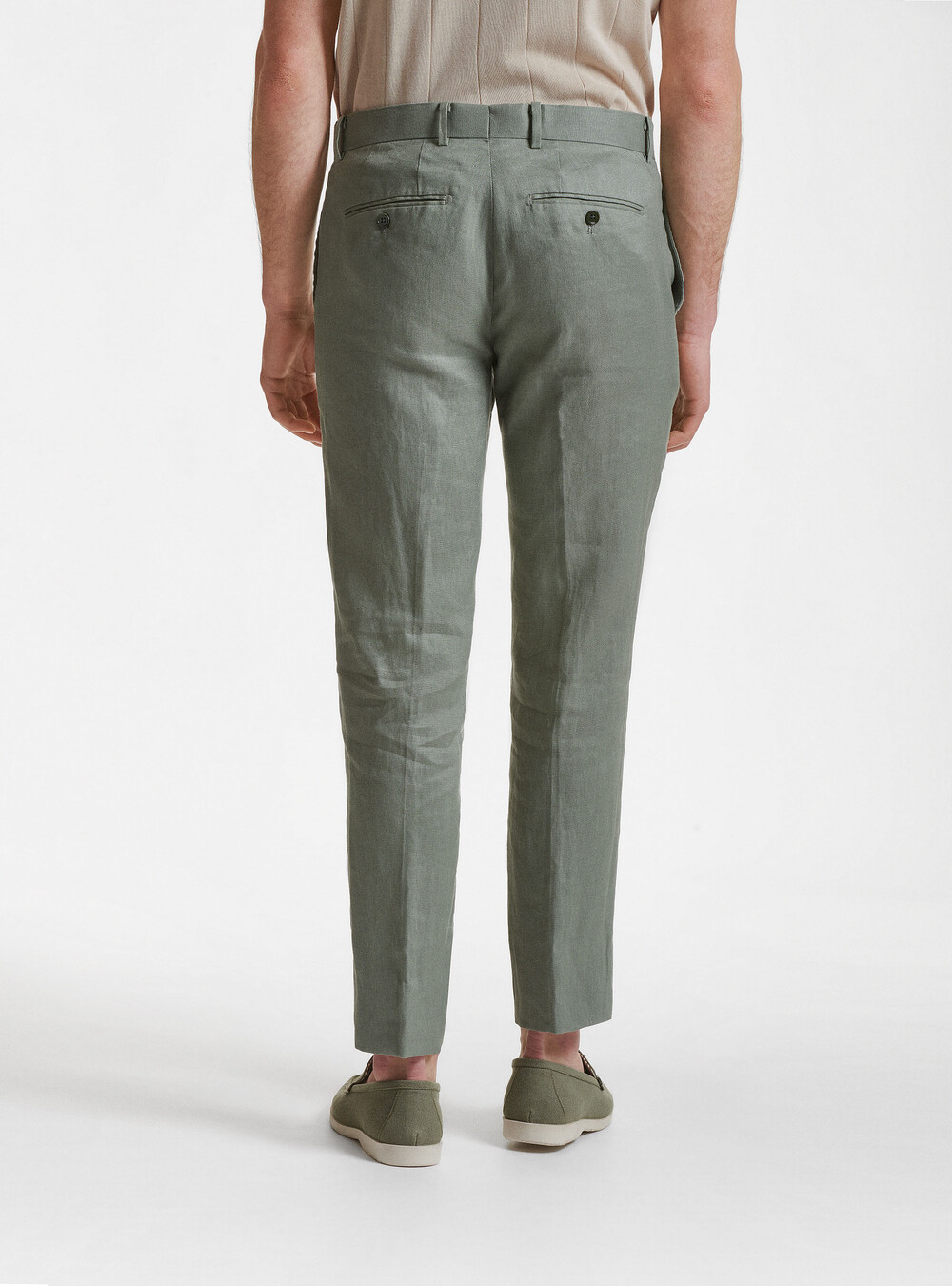 Pure linen suit trousers | Gutteridge | Men's Suits