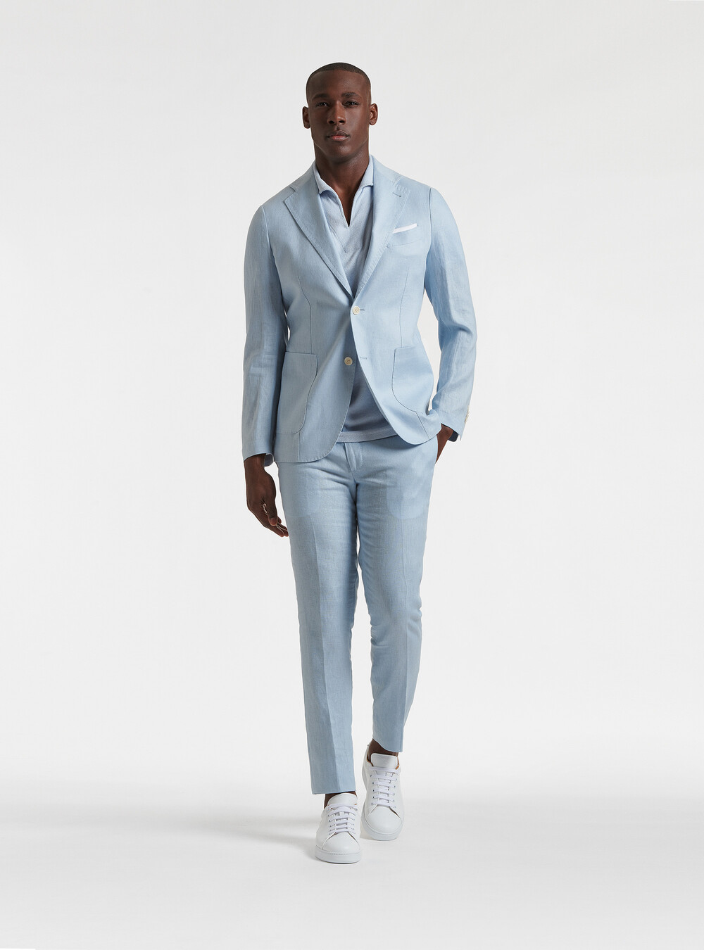 Pure linen suit blazer | GutteridgeEU | catalog-gutteridge-storefront Uomo