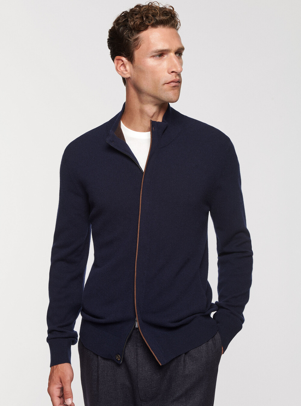 Cardigan in maglia in lana lambswool e cashmere | Gutteridge | New In Uomo