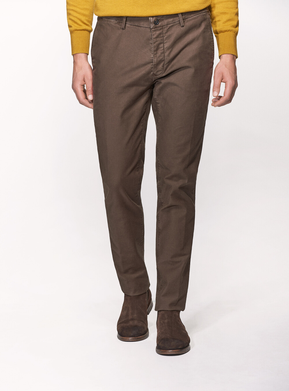 Pantalon slack en coton teint à la main | GutteridgeEU |  catalog-gutteridge-storefront Uomo