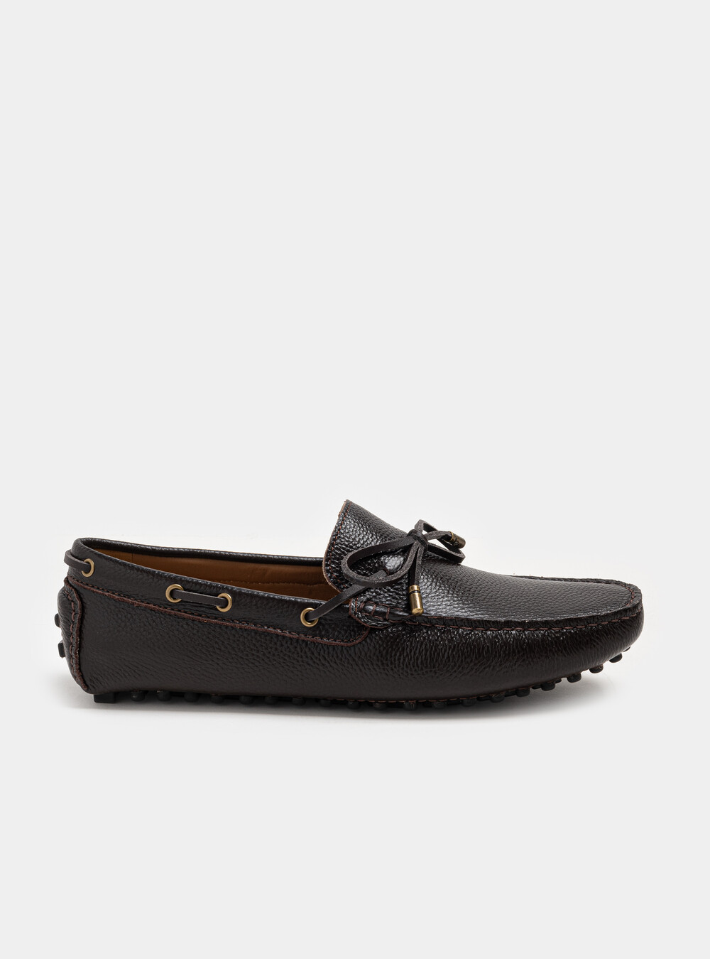 Leather boat moccasins | GutteridgeUS | Casual Shoes Uomo