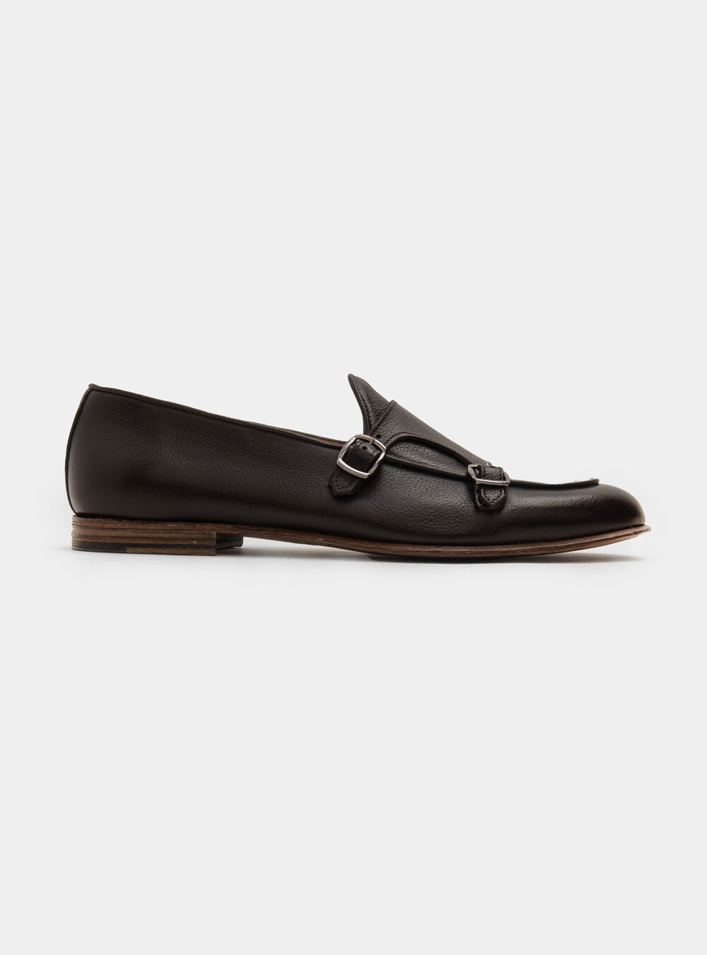 Leather loafers with double buckle | GutteridgeUS |  catalog-gutteridge-storefront Uomo