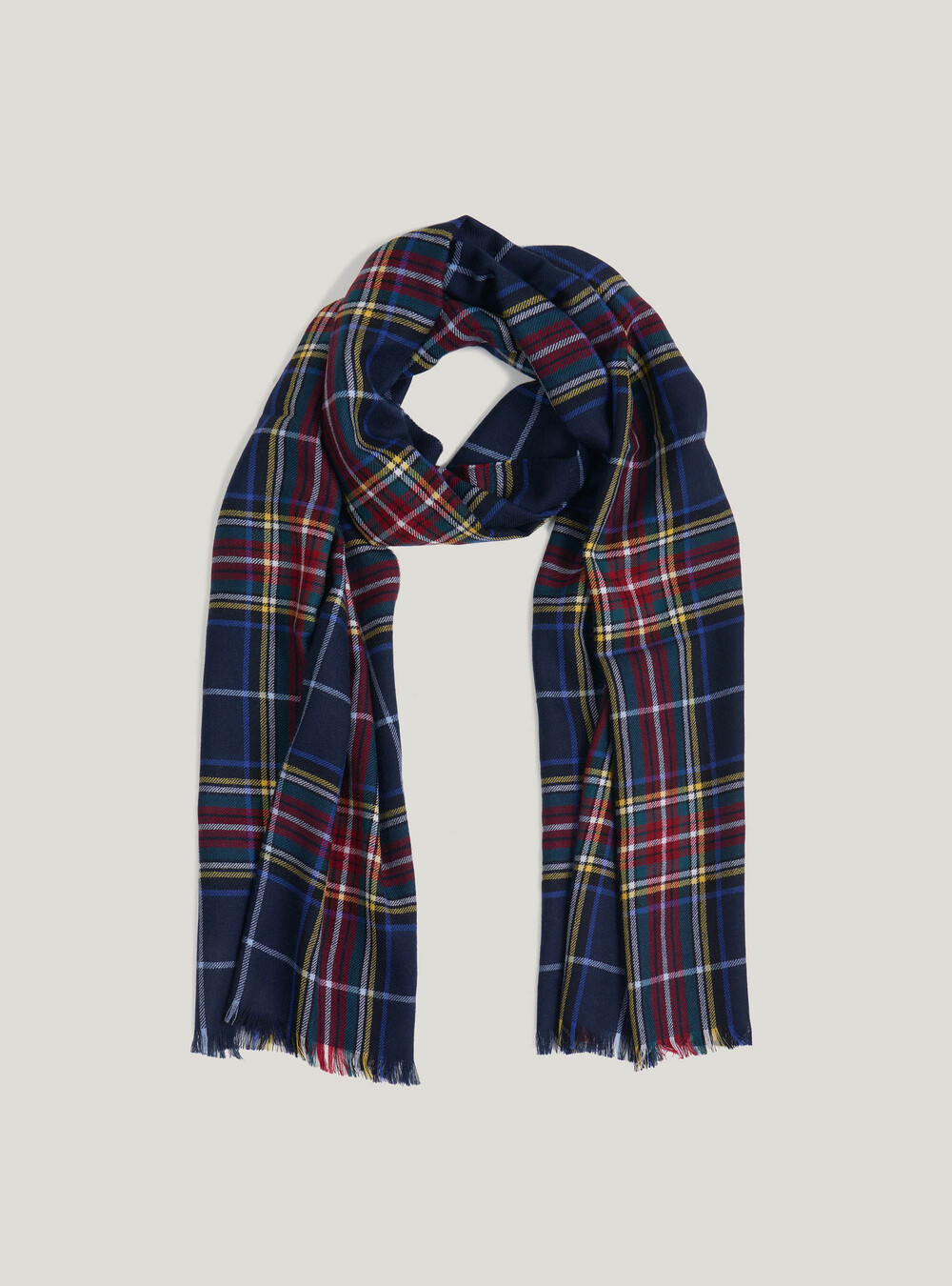 Checked wool scarf | GutteridgeEU | Accessories Uomo
