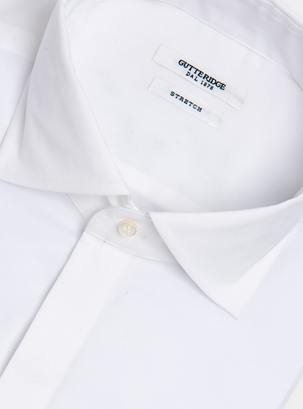 Camicia da smoking in cotone stretch | GutteridgeEU | Camicie Uomo