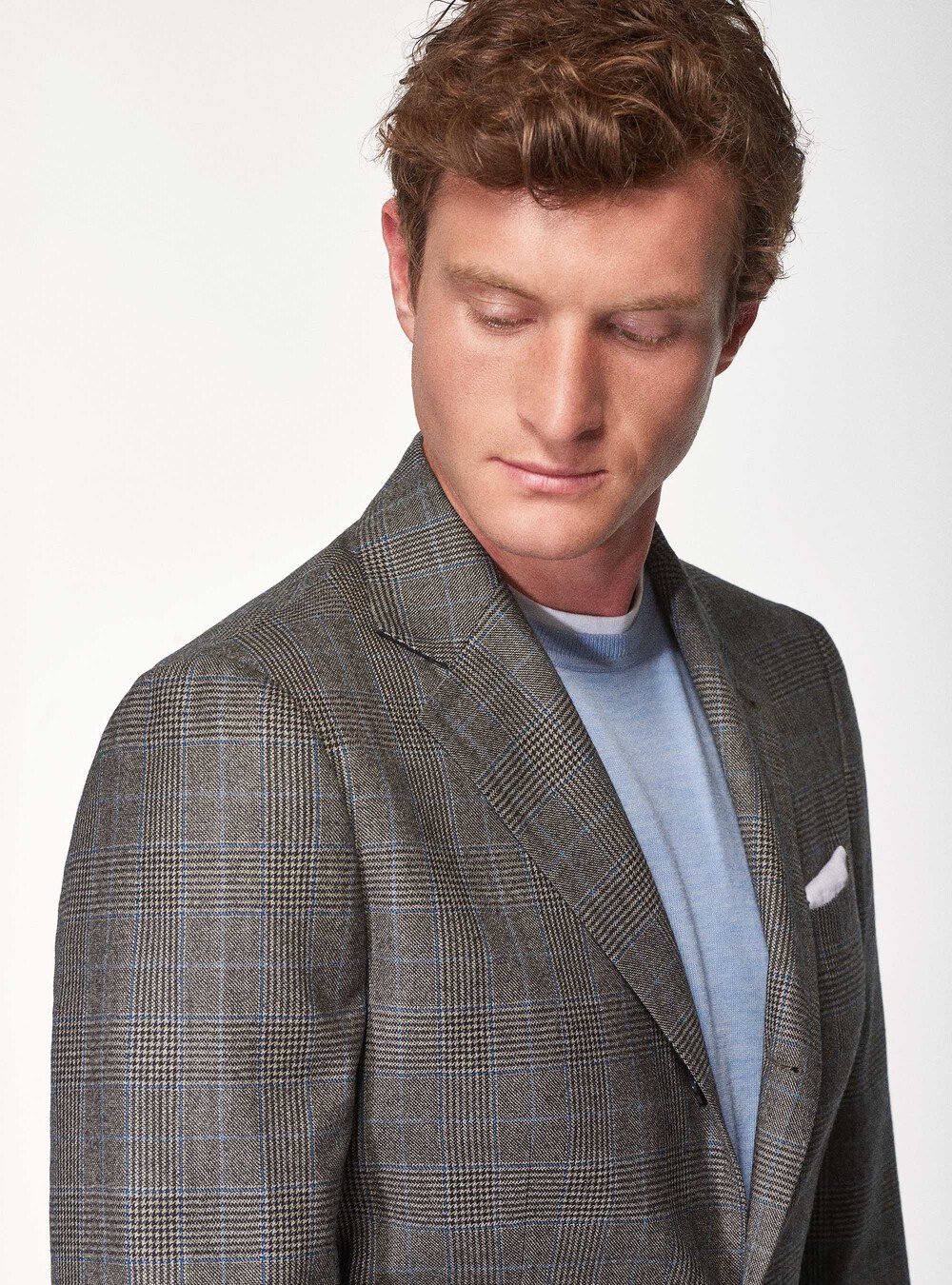 Giacca per abito principe di Galles in 100% lana Vitale Barberis Canonico |  Gutteridge | Super Saldi Uomo