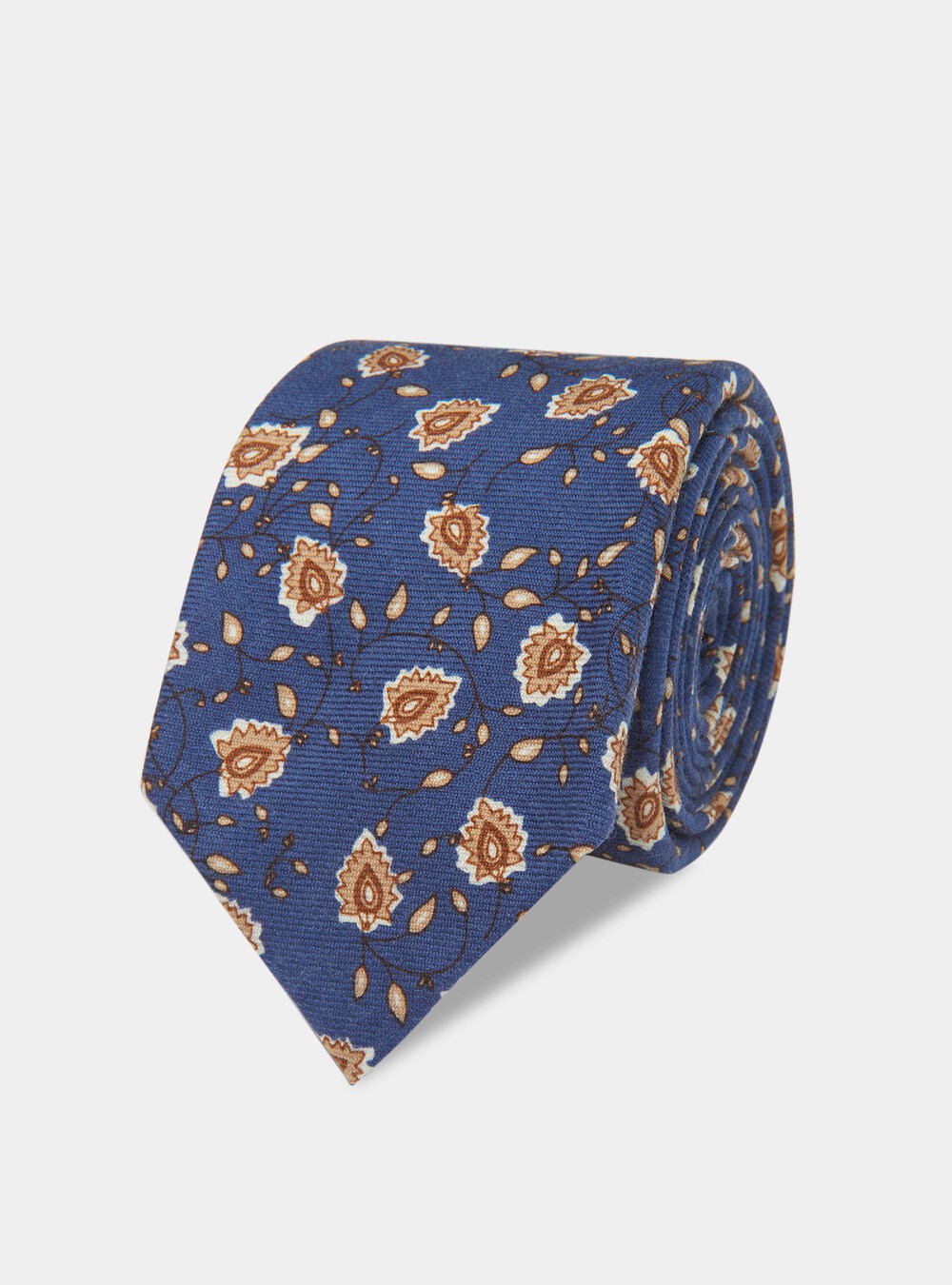 Cravatta fiori 100% lana | Gutteridge | Accessori Uomo