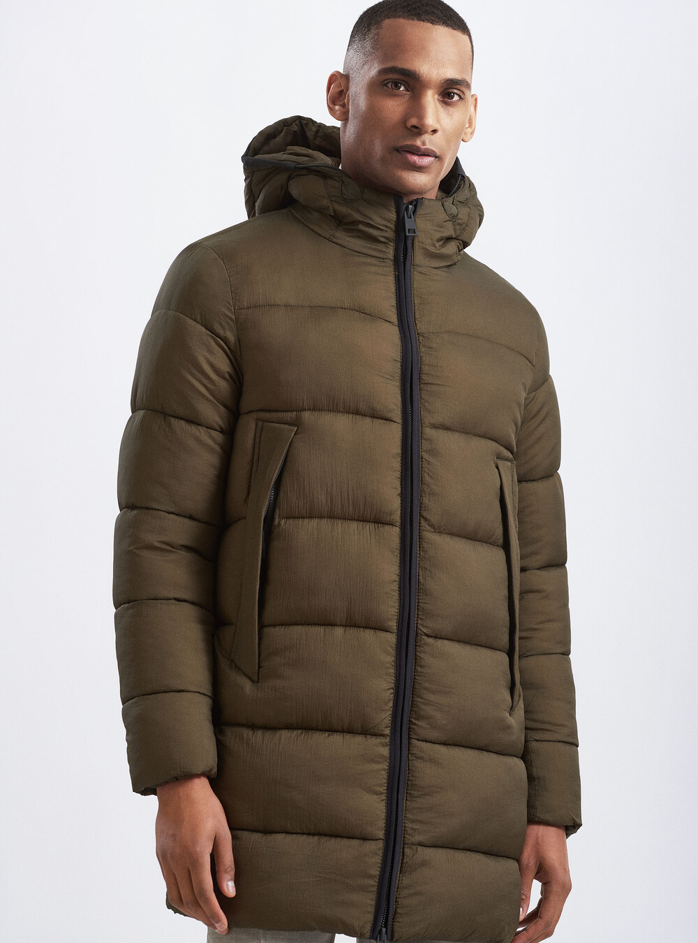 Long quilted jacket | GutteridgeUS | Jackets and Sleeveless Uomo