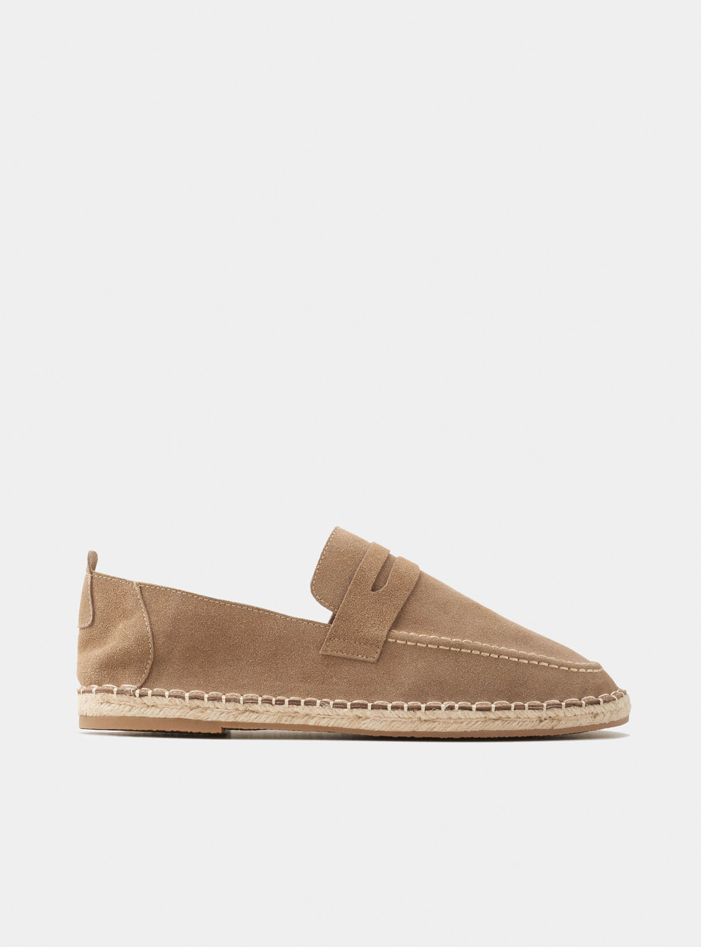 Espadrille style moccasin