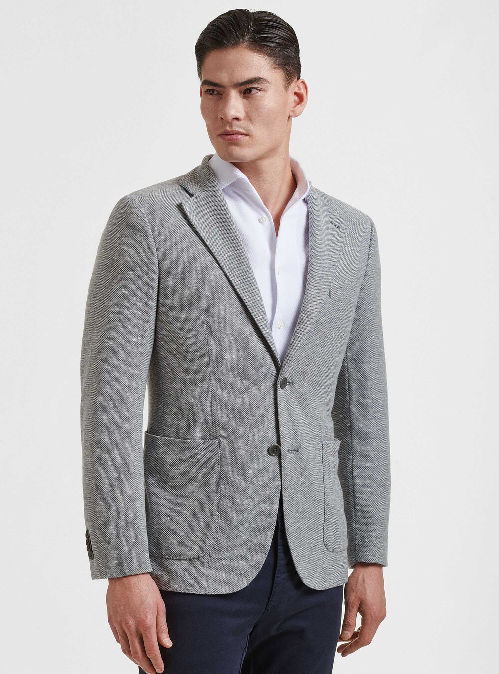 Giacca in jersey di lana e lino | GutteridgeEU |  catalog-gutteridge-storefront Uomo