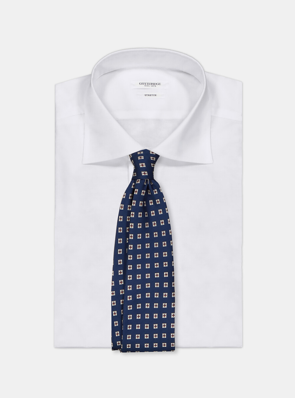 Cravatta stampata in seta