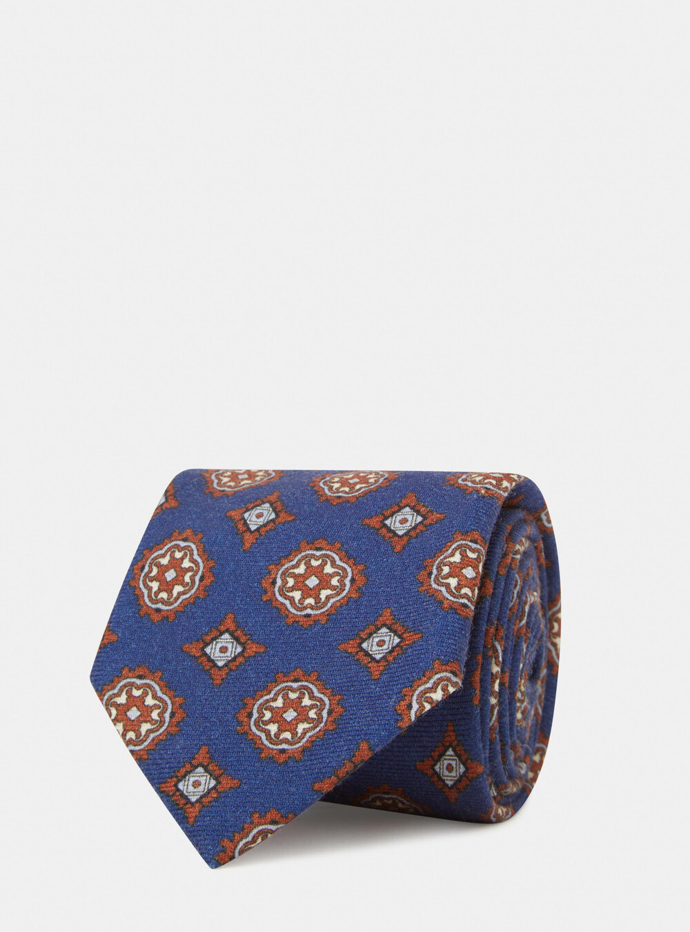 Krawatte aus bedruckter Wolle | GutteridgeEU | Krawatten Uomo