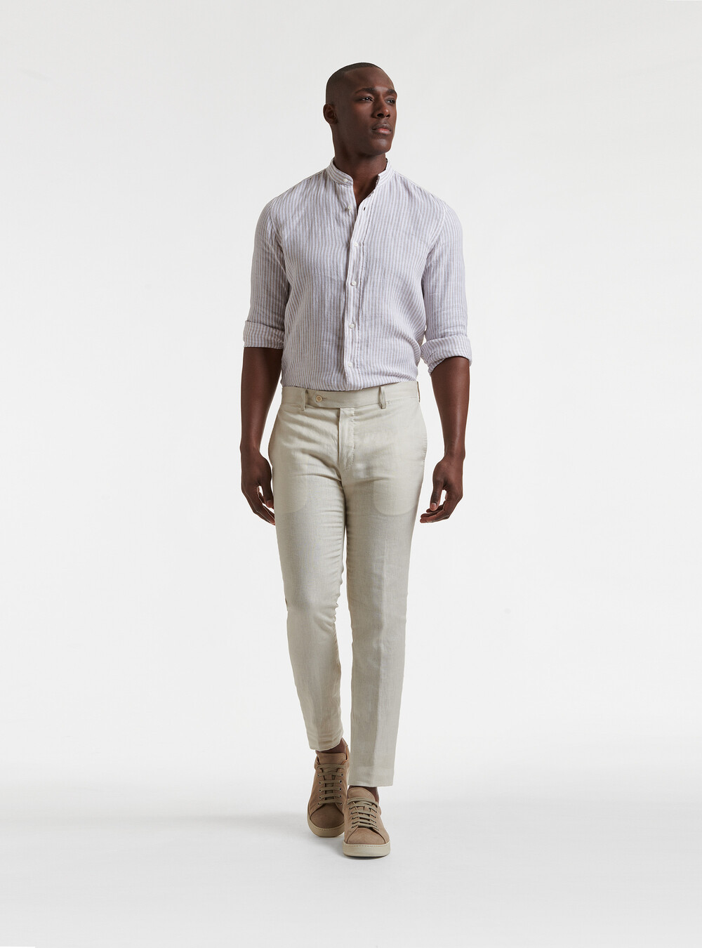 Pure linen suit trousers | GutteridgeUS | catalog-gutteridge-storefront Uomo