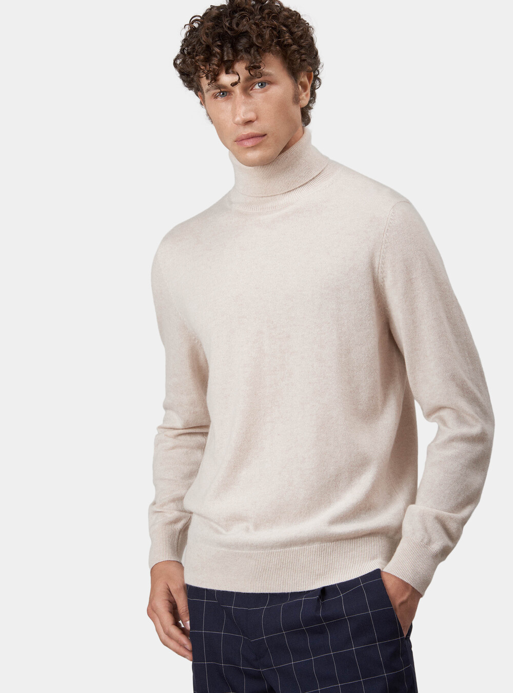 High neck sweater 100% cashmere | GutteridgeUS | Cashmere Selection Uomo