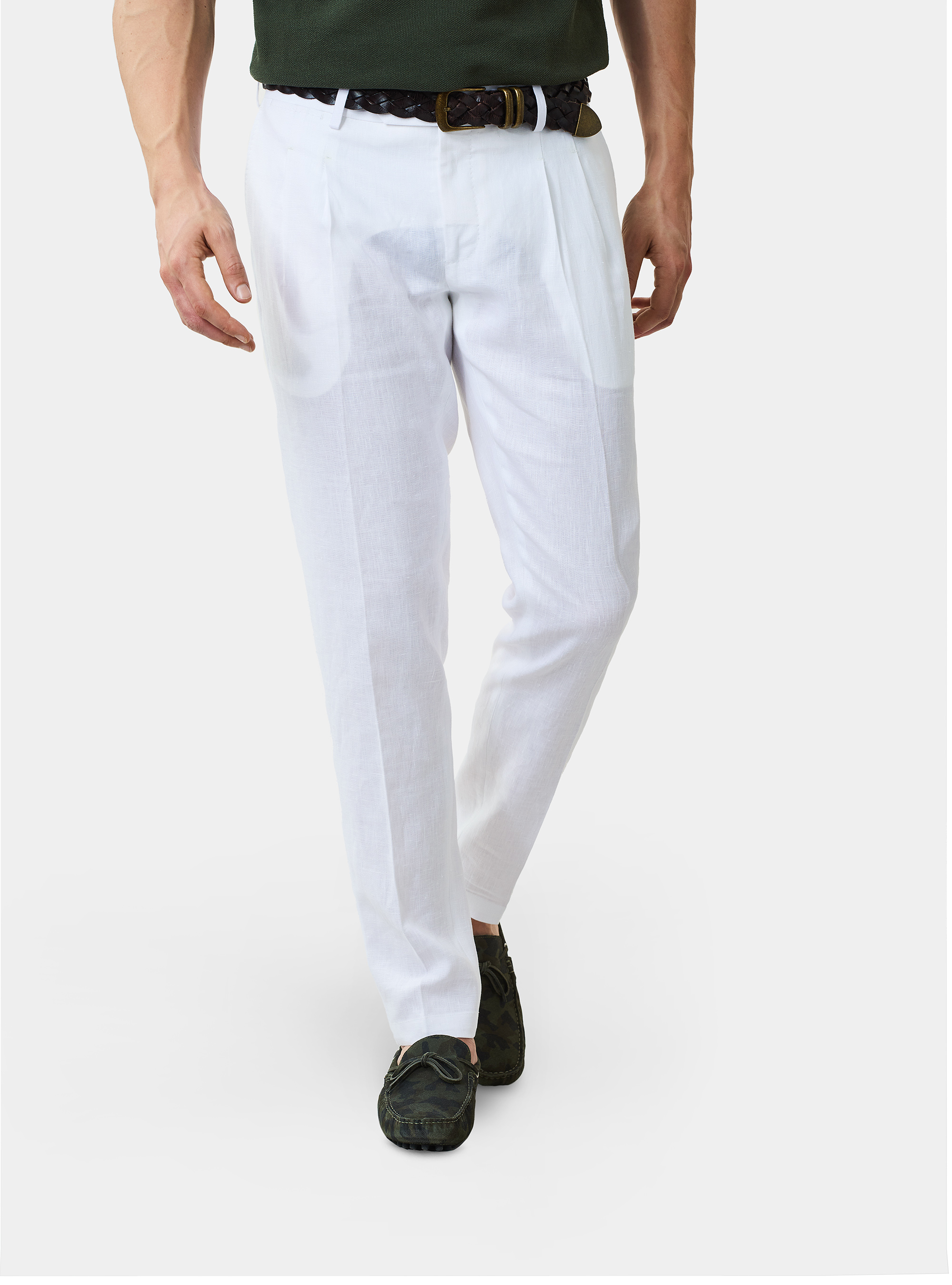 Pure Linen Suit Trousers