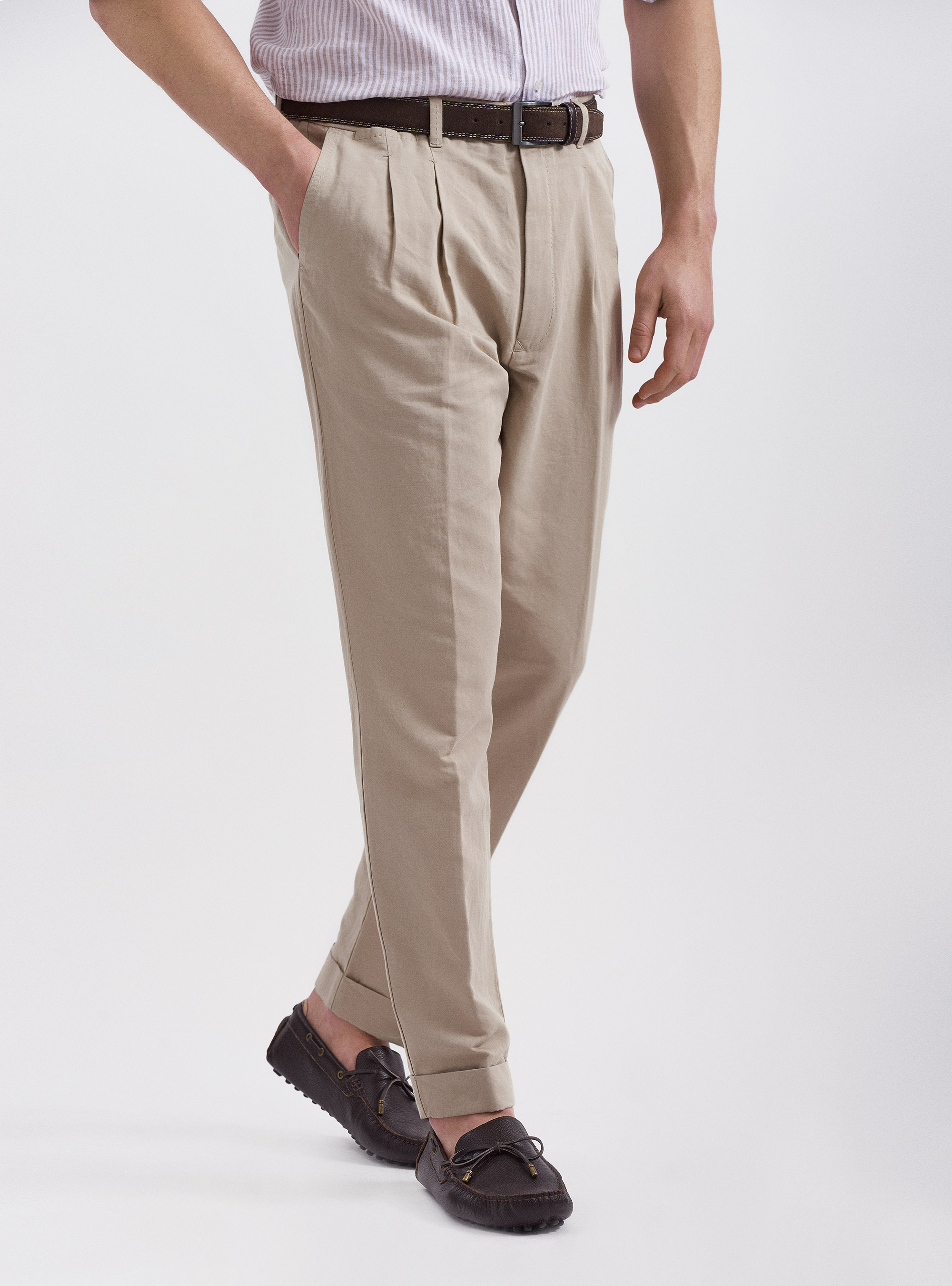 Magliano Pleated Cotton Trousers  Farfetch