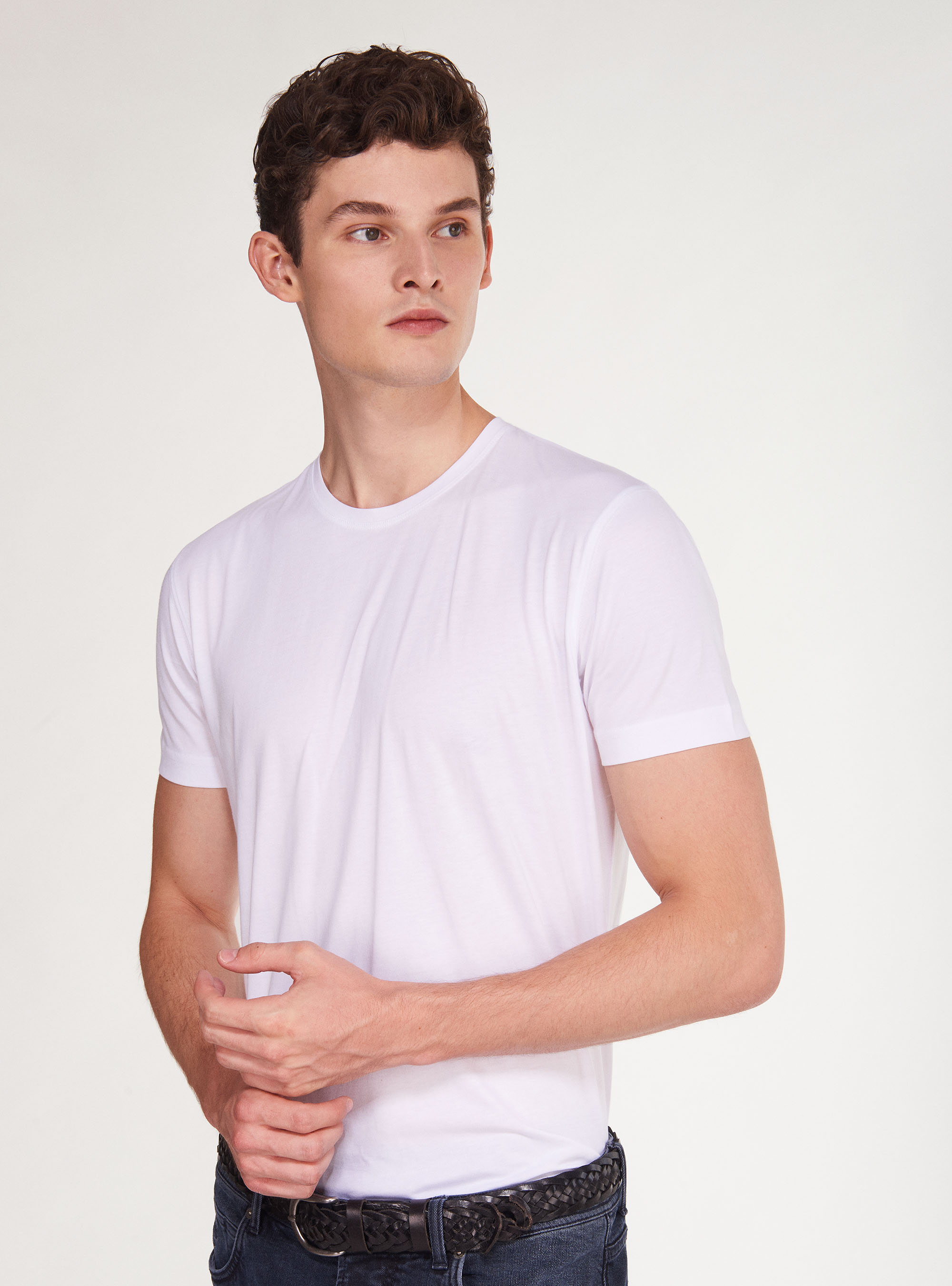 T-shirt en jersey de coton Supima | GutteridgeEU | T-shirt Uomo
