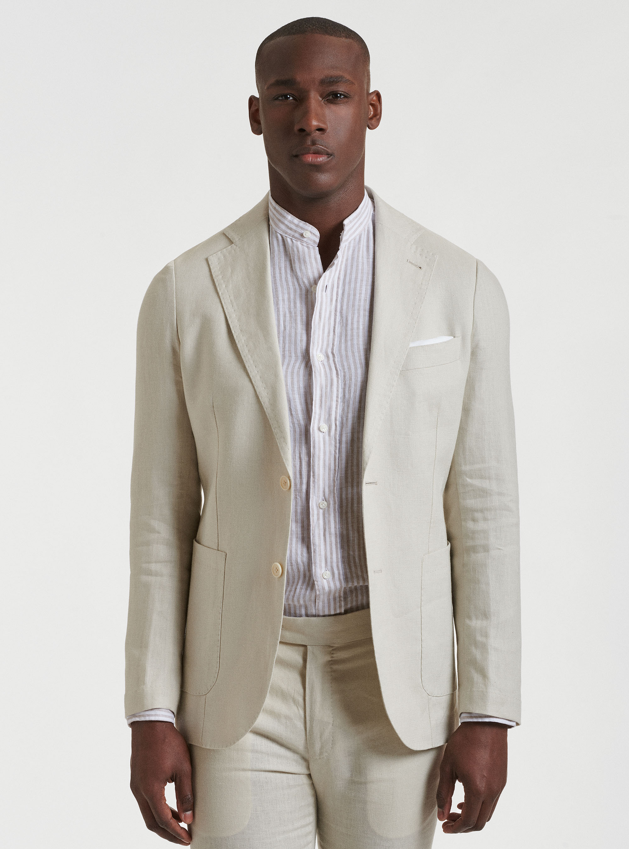 Pure linen suit blazer | GutteridgeEU | catalog-gutteridge-storefront Uomo