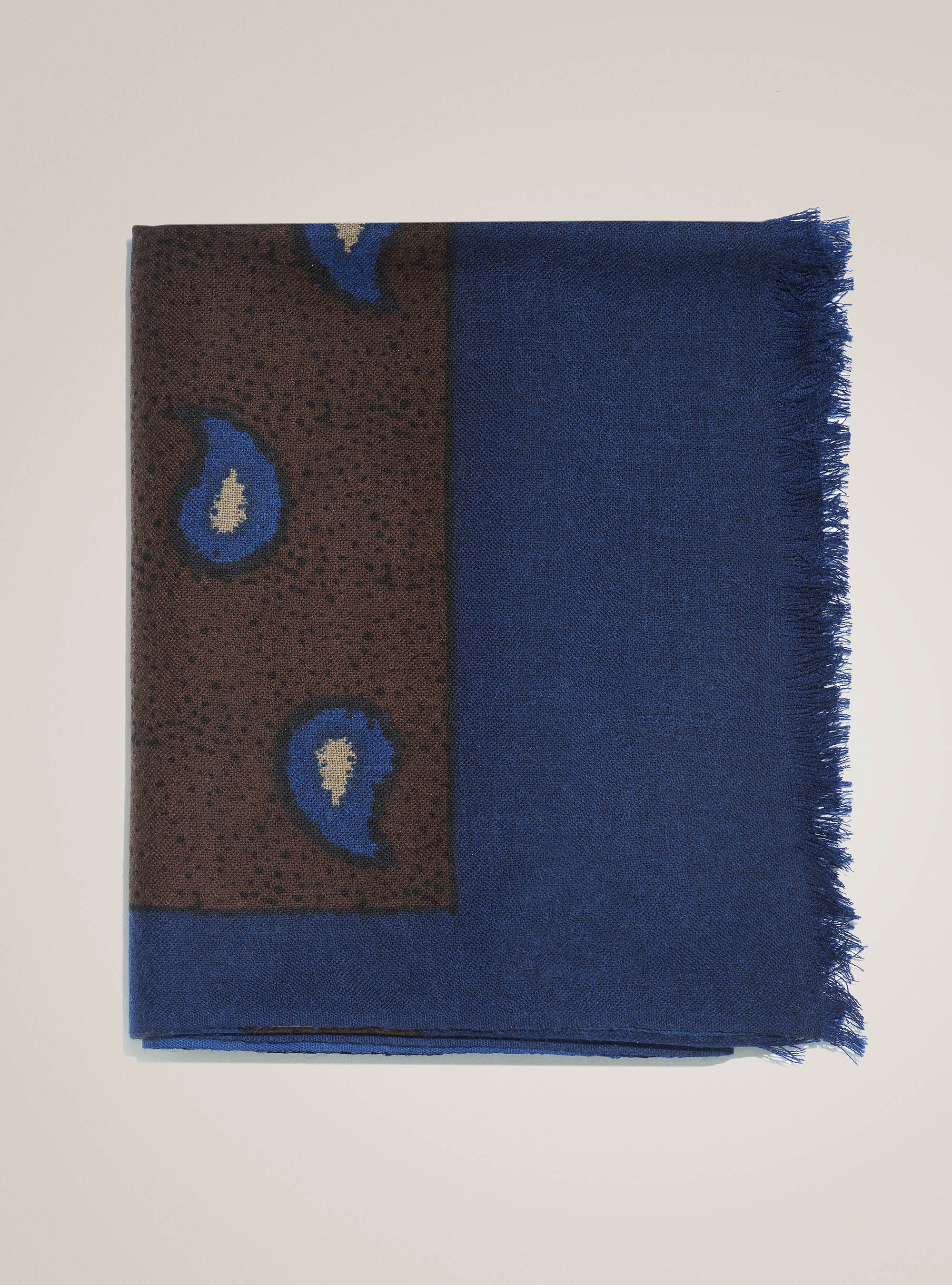 100% wool scarf with pattern | GutteridgeUK | Accessories Uomo
