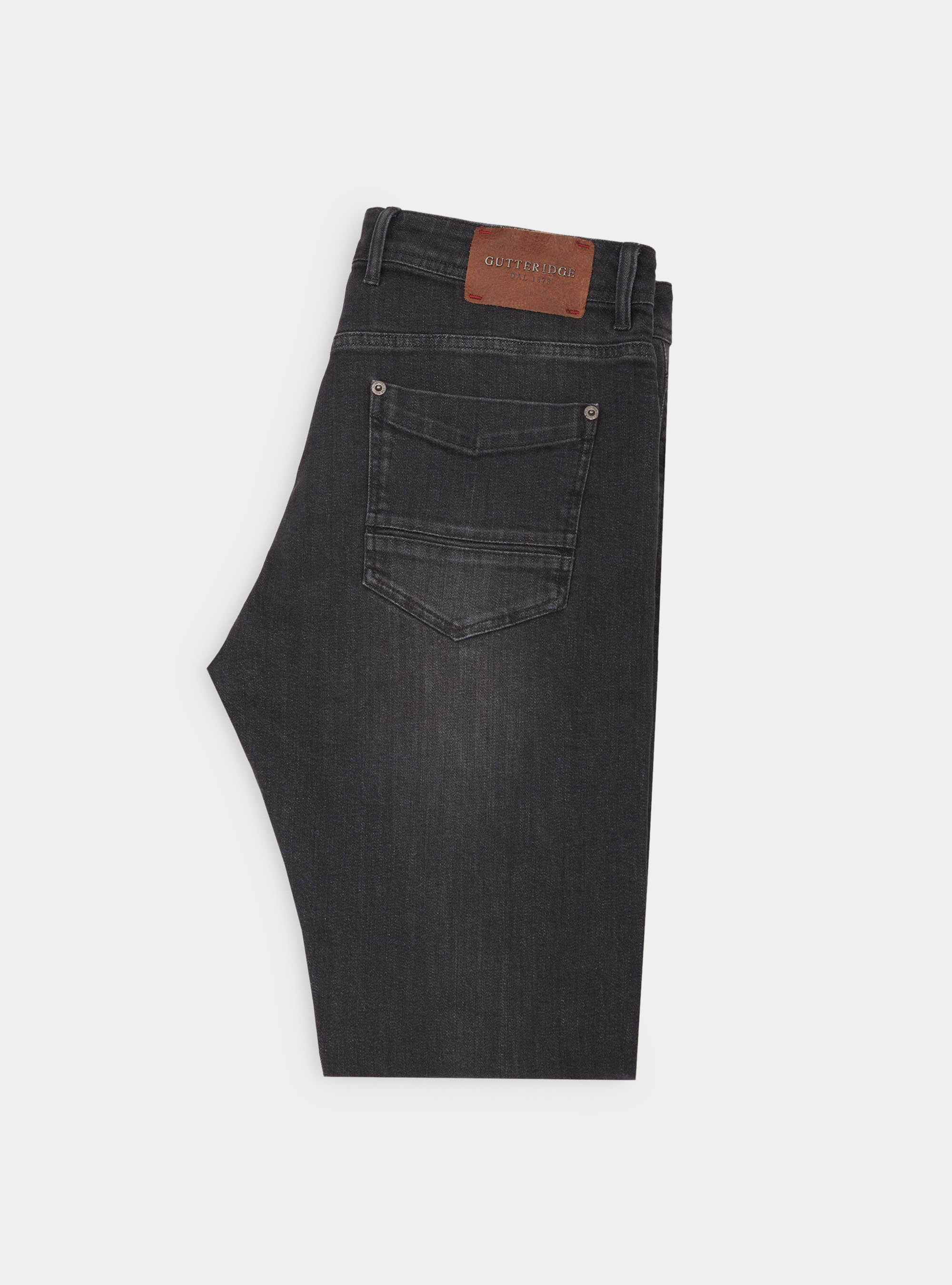 Black jeans stone wash | GutteridgeEU | Five Pockets Uomo