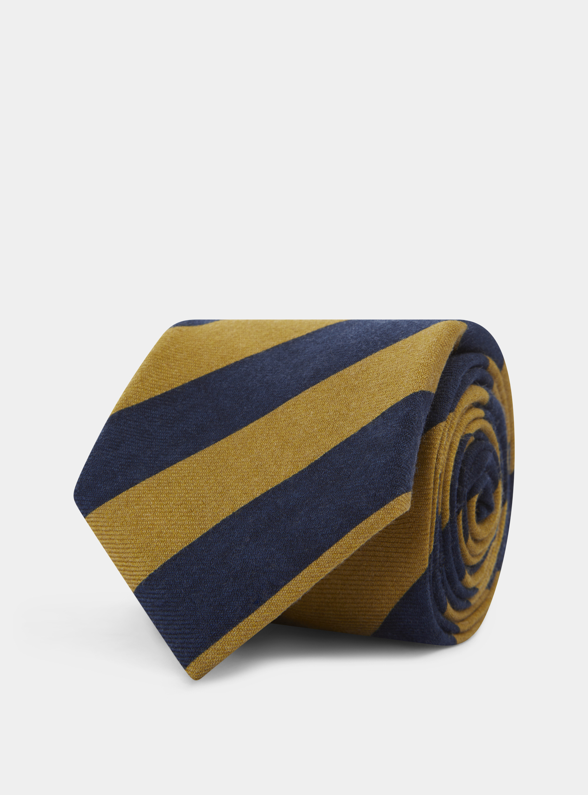 Cravatta in lana rigata | GutteridgeEU | Cravatte Uomo