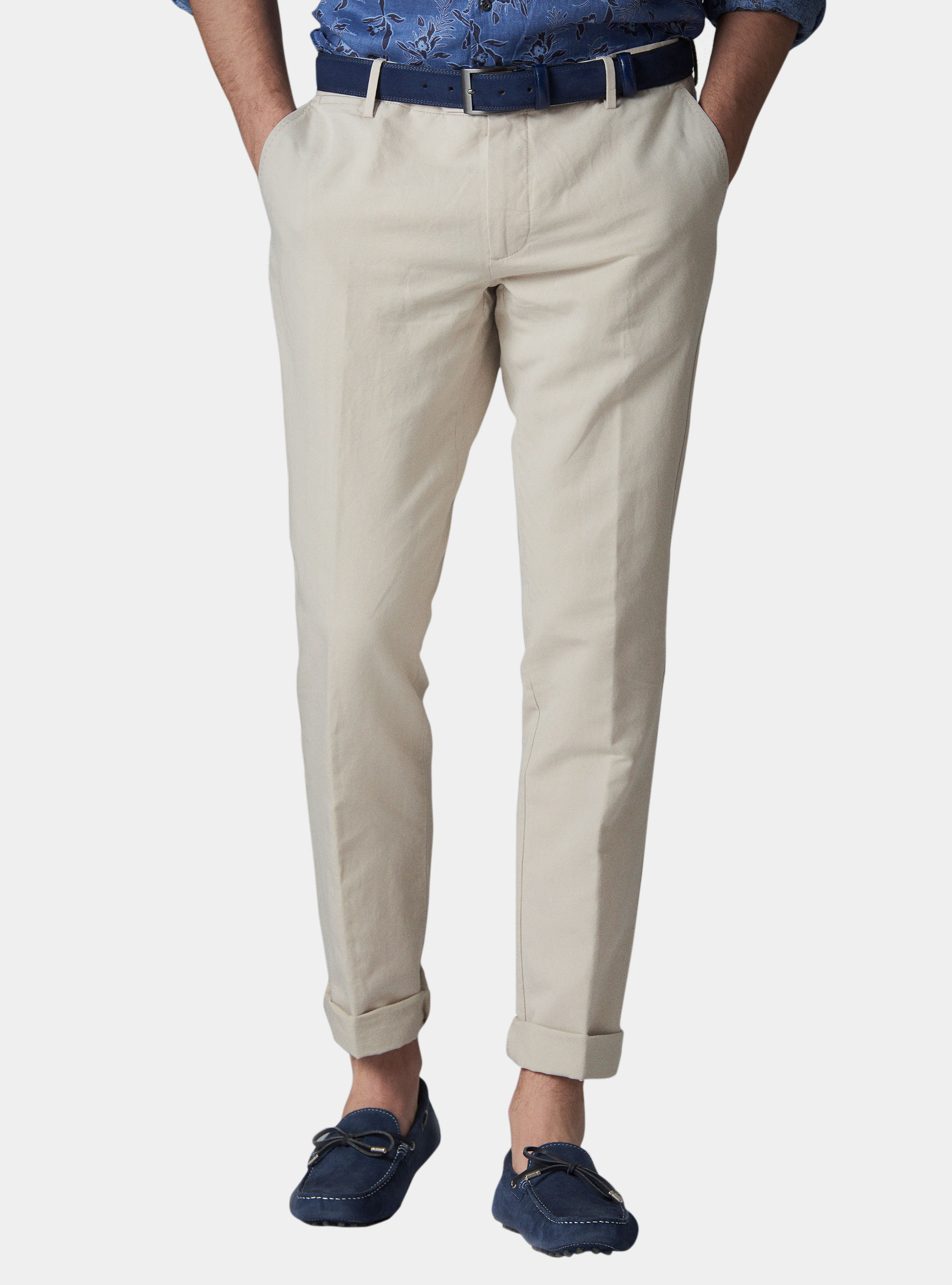 Pantaloni chino in lino e cotone | GutteridgeEU |  catalog-gutteridge-storefront Uomo