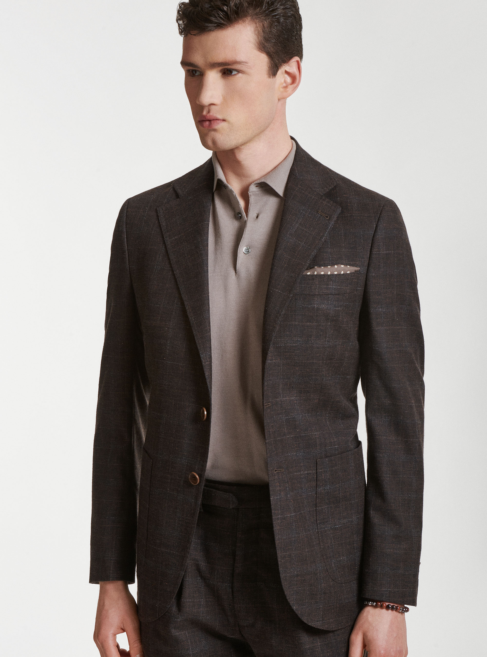 Veste de costume en laine coton et lin | GutteridgeEU |  catalog-gutteridge-storefront Uomo