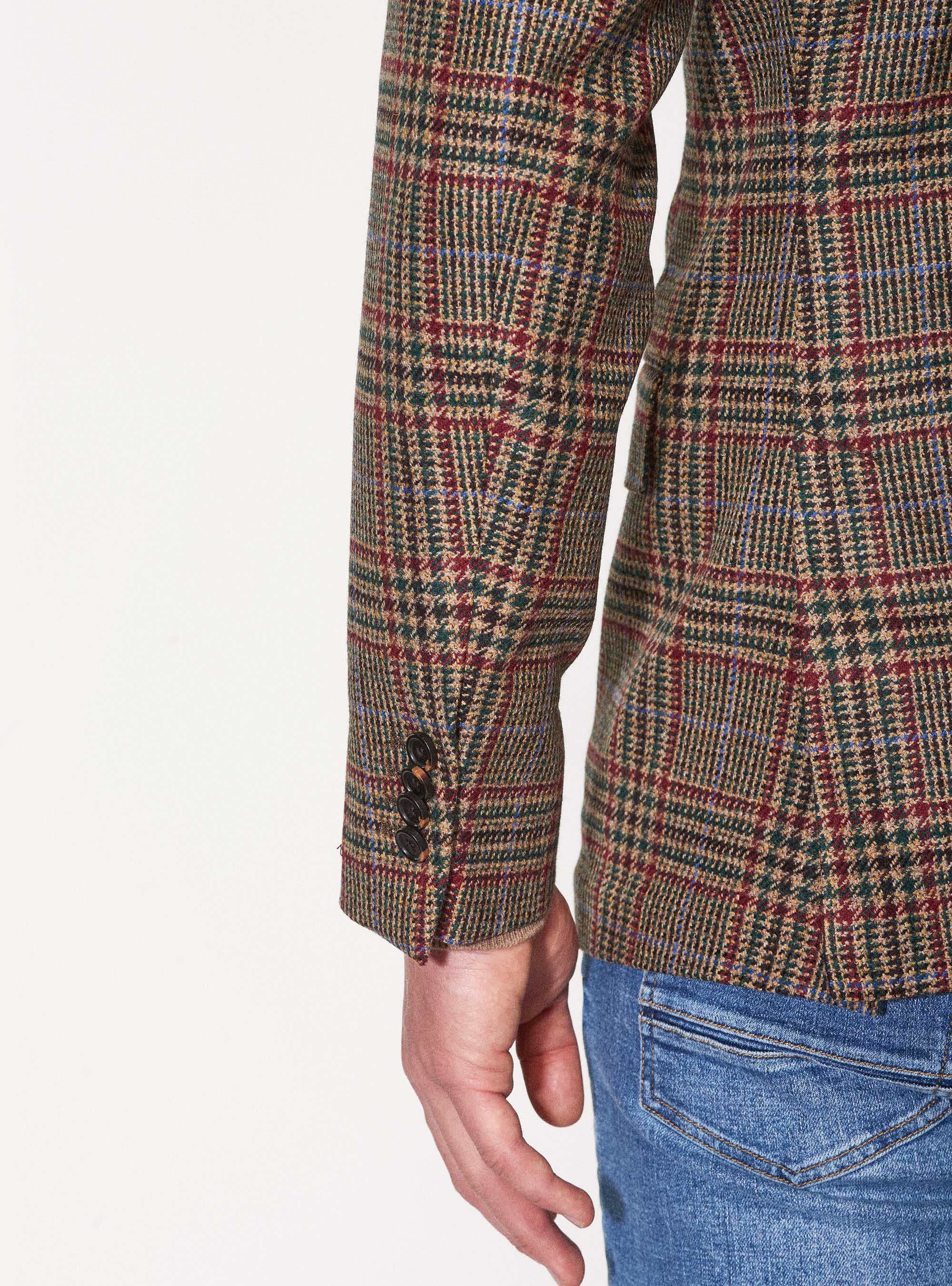 Giacca a quadri in lana cashmere | Gutteridge | Giacche Uomo