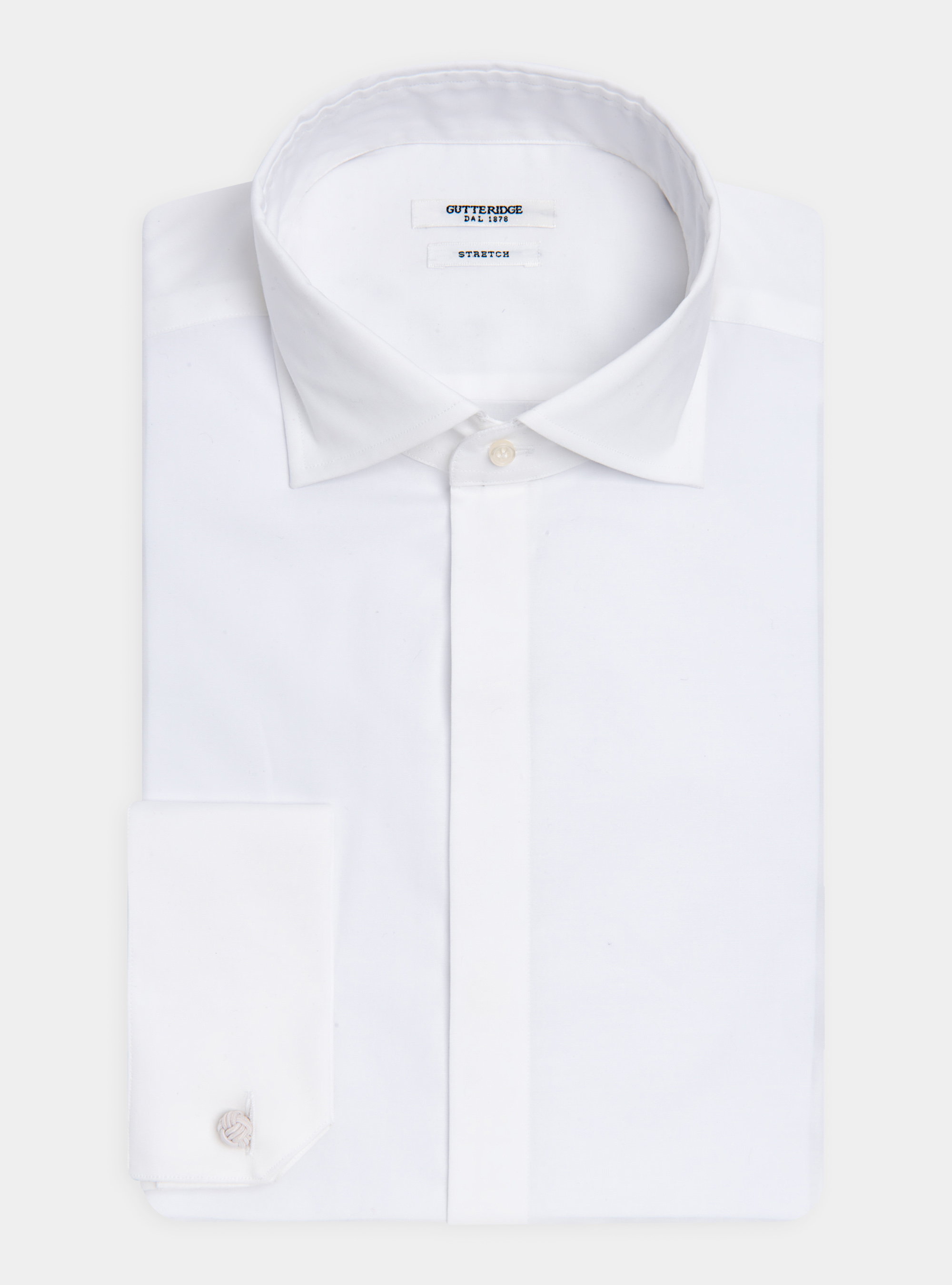 Stretch cotton smoking shirt | GutteridgeUK | Shirts Uomo