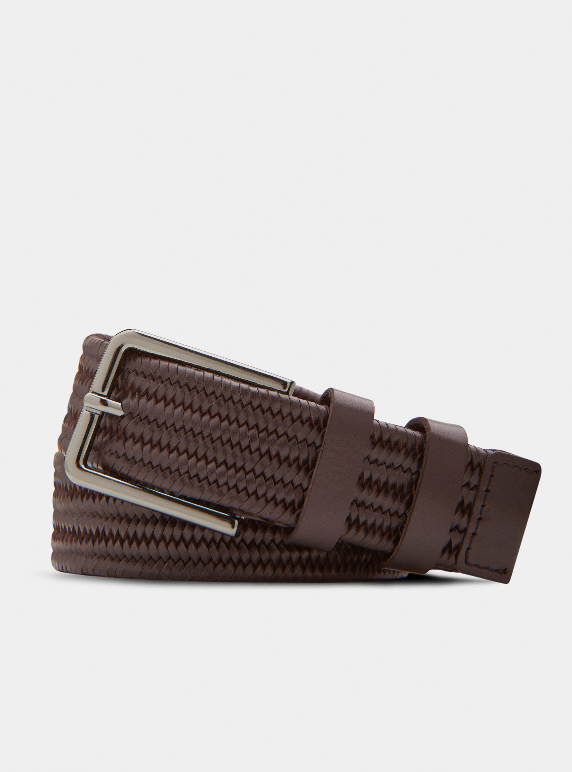 Cintura in pelle intrecciata stretch | Gutteridge | catalog-gutteridge-storefront  Uomo