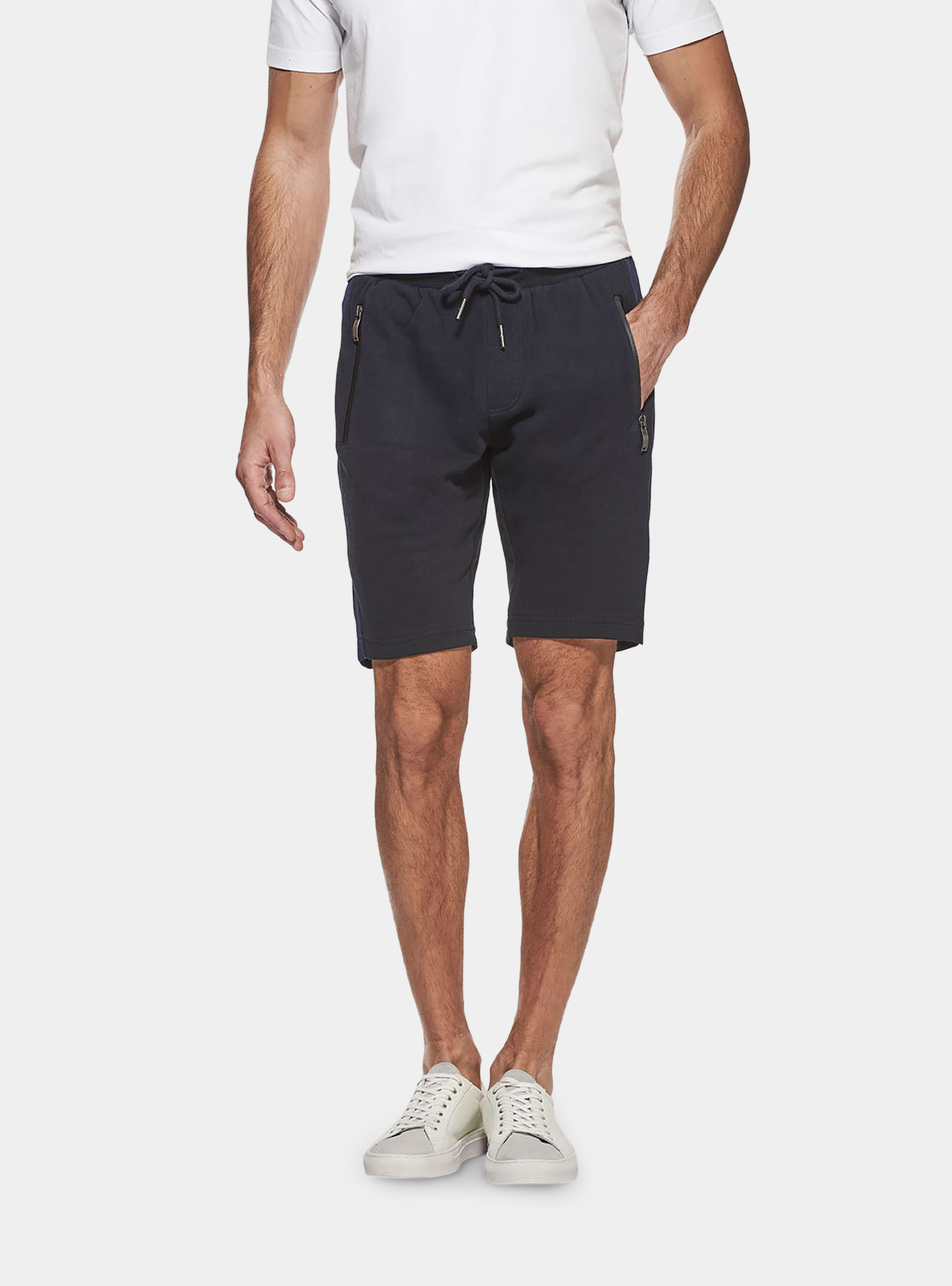 Sweatshirt Bermuda-Shorts mit wasserdichtem Reißverschluss
